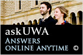 ask UWA - answers online anytime