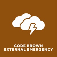 code brown - external emergency