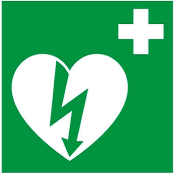 Universal ILCOR AED Sign