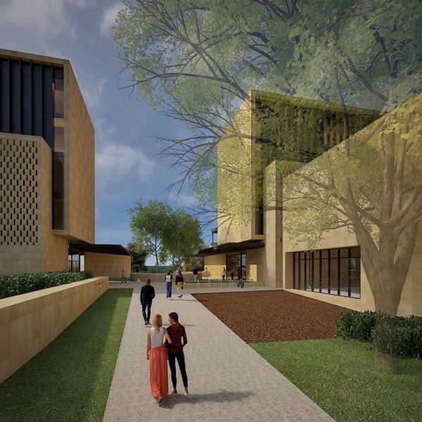 Artist impressions walk through