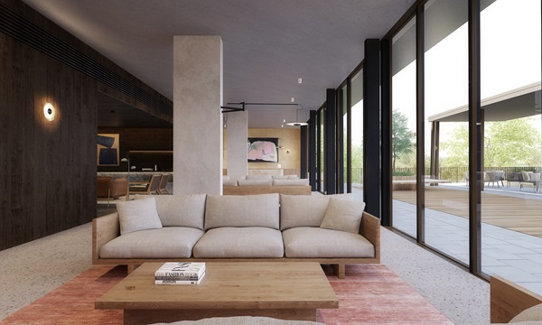 Artist impressions reception lounge