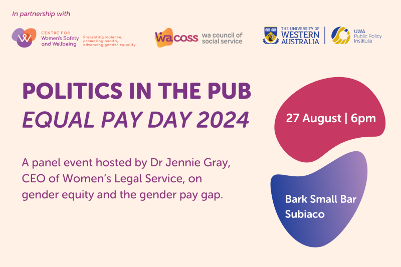 Politics in the Pub Equal Pay Day