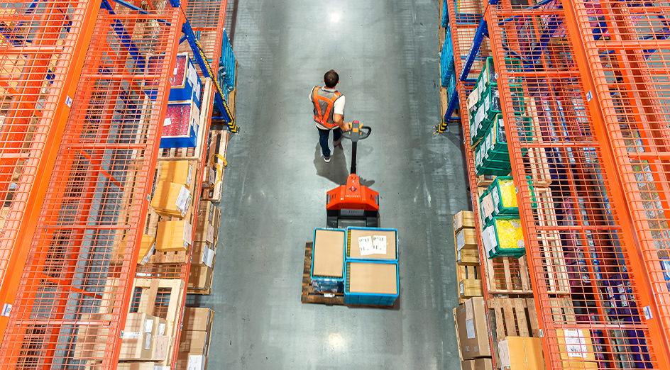 Warehouse worker card