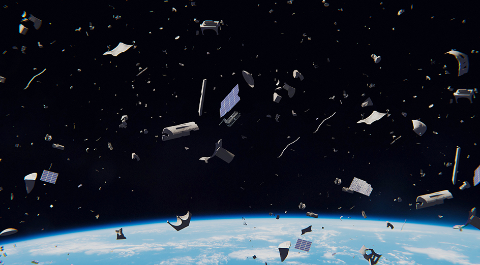 Satellites in space CARD