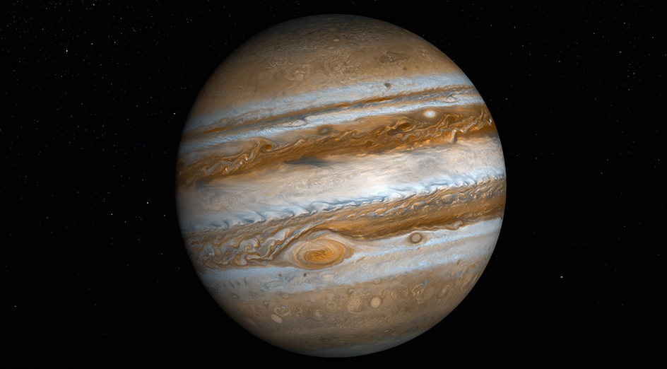 The planet Jupiter