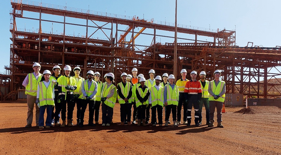 Group photo of the Engineering students