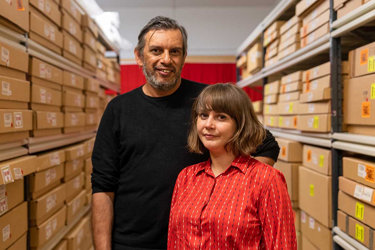 Michael Bonner and Jessyca Hutchens posing for photo