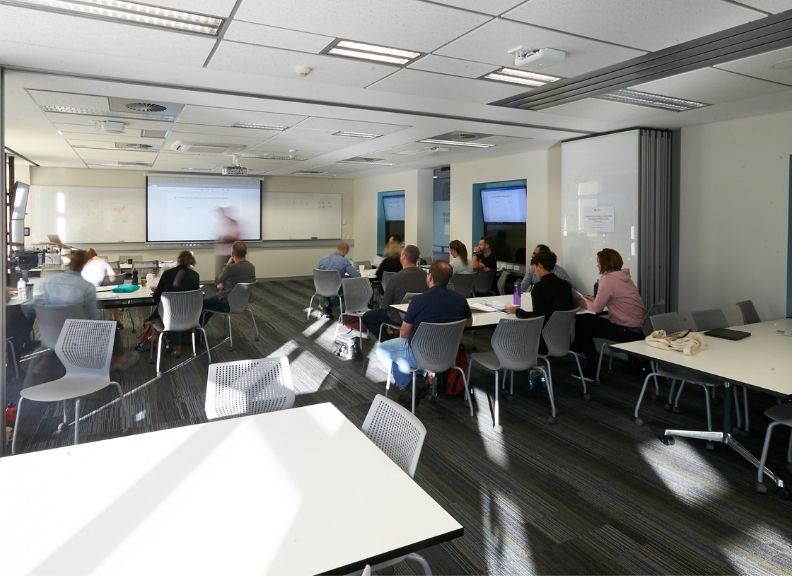 MBA students in class at UWA